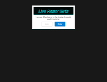Tablet Screenshot of livenastygirls.com